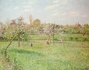 Manzanos en Gragny, sol de la tarde, 1900